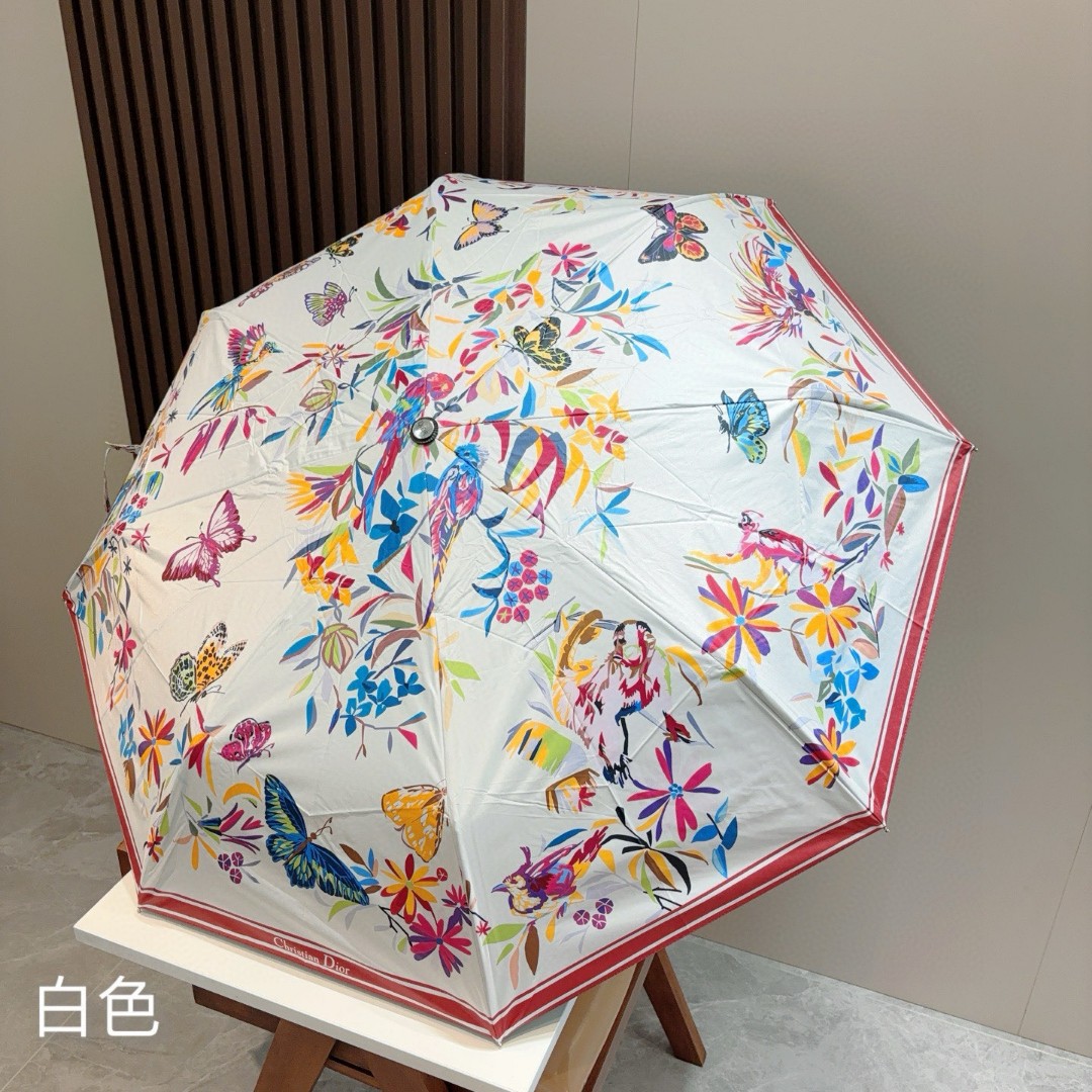 クリスチャンディオール 傘 UVカット 防熱 遮光 夏 2506BKJ65-DI