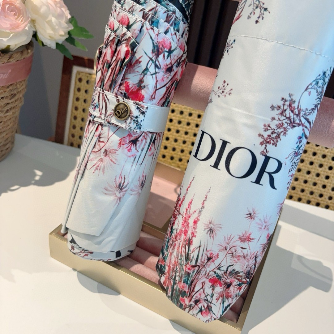 クリスチャンディオール 傘 UVカット 防熱 遮光 夏 2506BKJ65-DI
