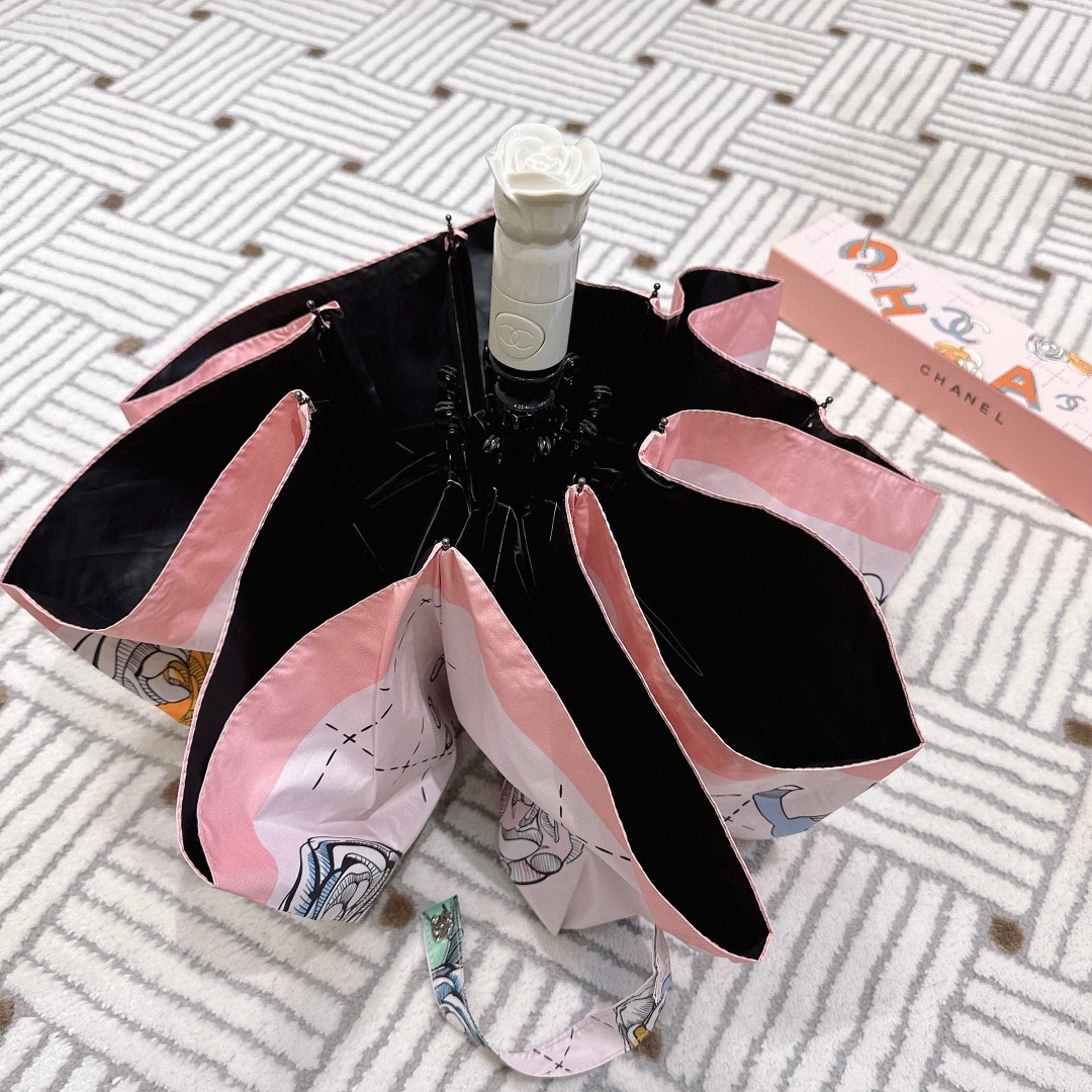シャネル 傘 UVカット 防熱 遮光 夏 2506BKJ65-CH