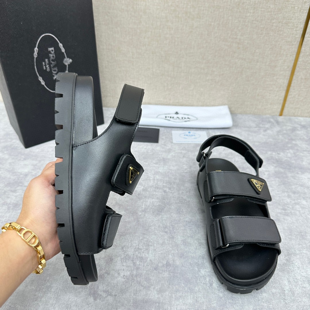 新品 靴 プラダ サンダル ミュール メンズ