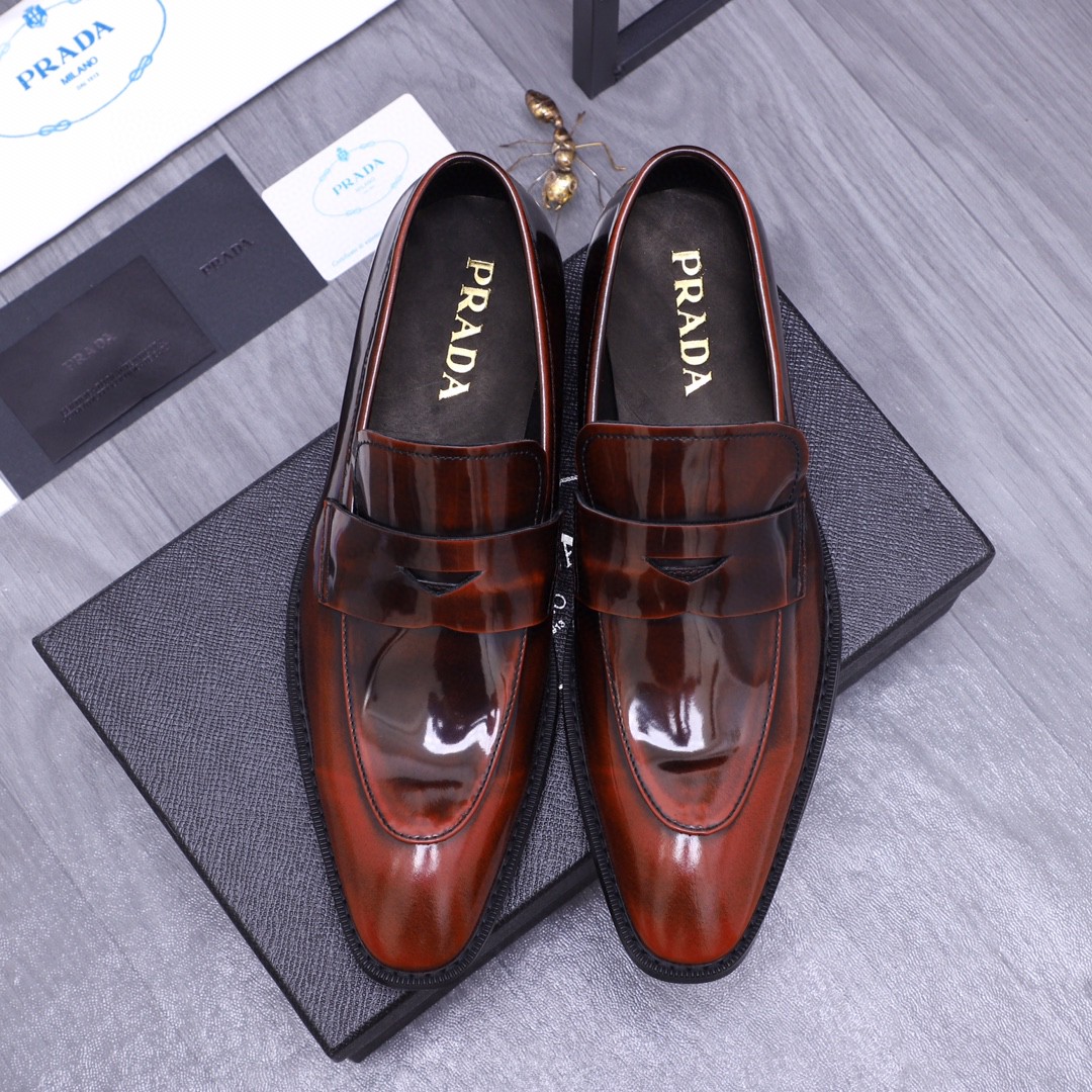 新品 靴 プラダ ビジネスシューズ/紳士靴  メンズ