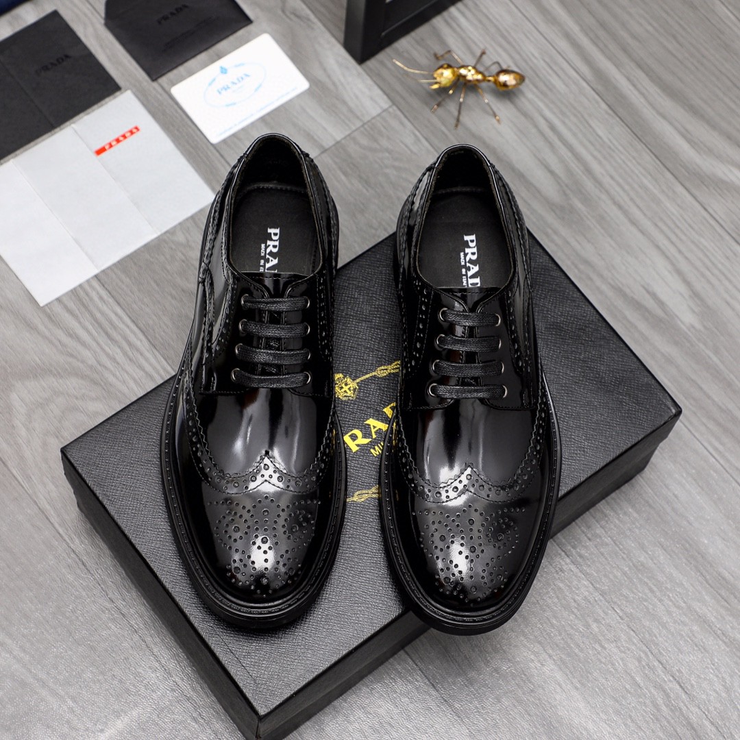 新品 靴 プラダ ビジネスシューズ/紳士靴  メンズ