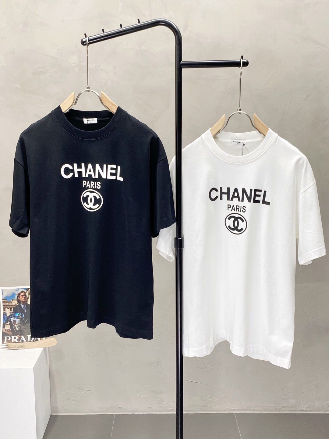 【ココビーチ?着心地抜群】シャネル?男女兼着 半袖 Tシャツ