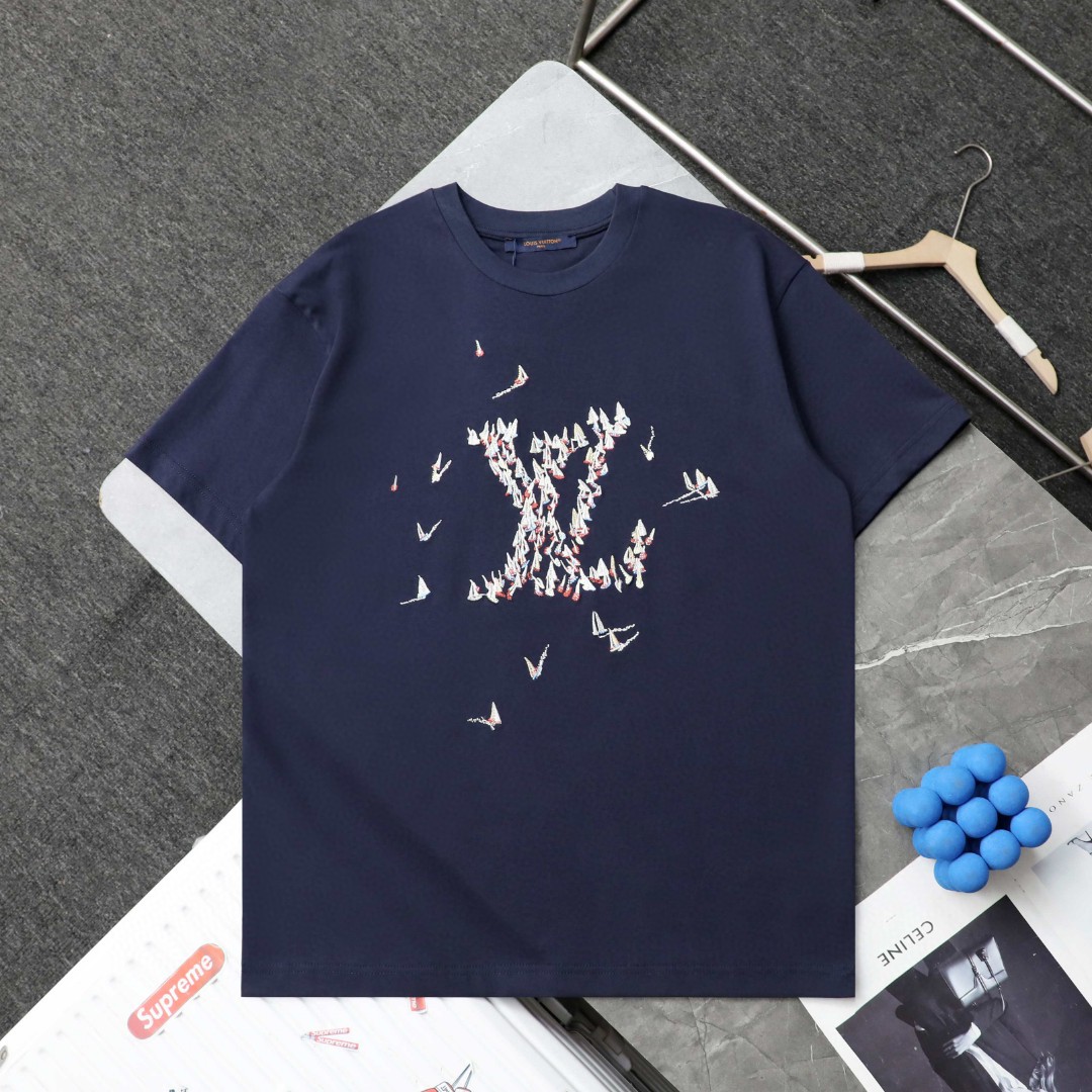 夏新品入荷 女性ルイヴィトン トップス Tシャツ