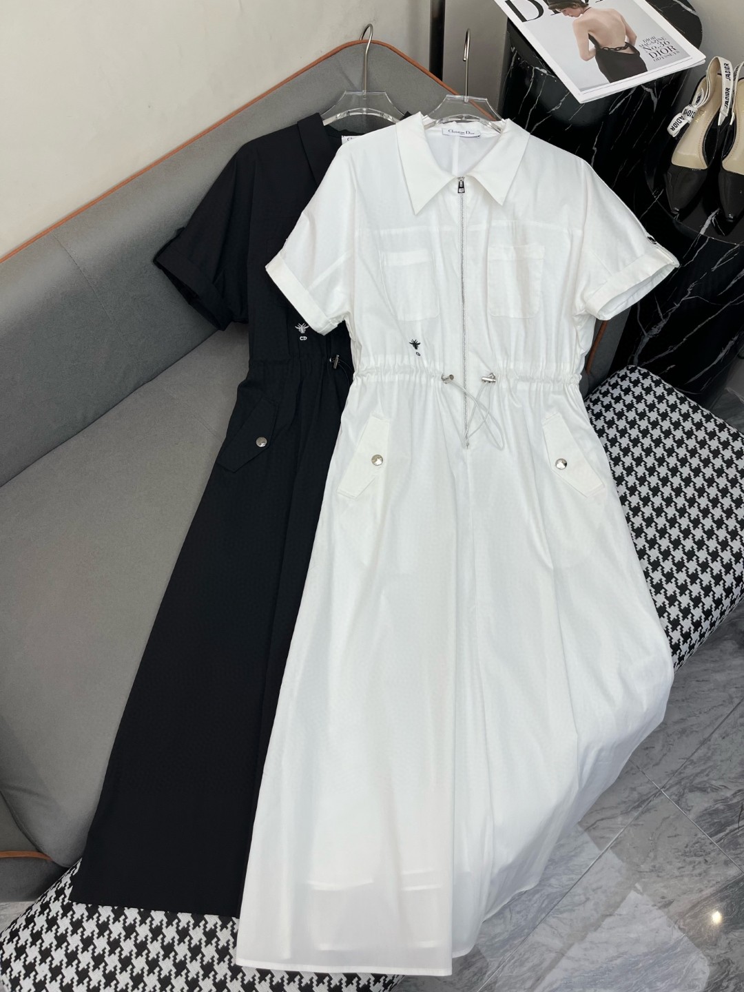 夏新品入荷 女性クリスチャンディオール 着痩せ安心のスカート