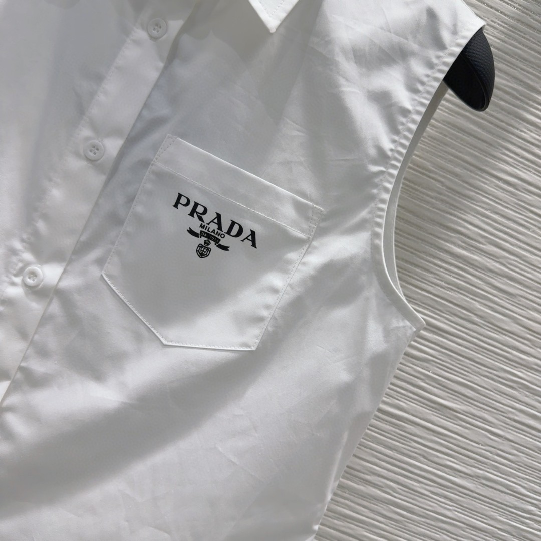夏新品入荷 女性プラダ ワイシャツ?