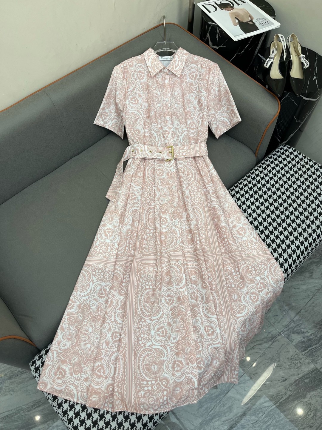 夏新品入荷 女性クリスチャンディオール 着痩せ安心のスカート