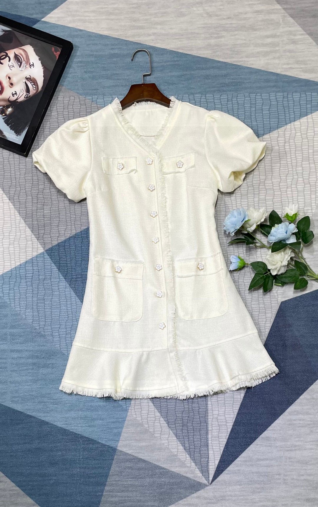 夏新品入荷 女性シャネル 着痩せ安心のスカート ?