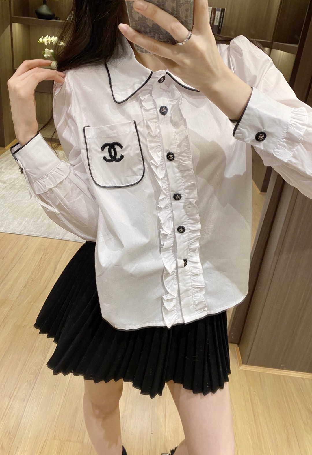 夏新品入荷 女性シャネル ワイシャツ ?