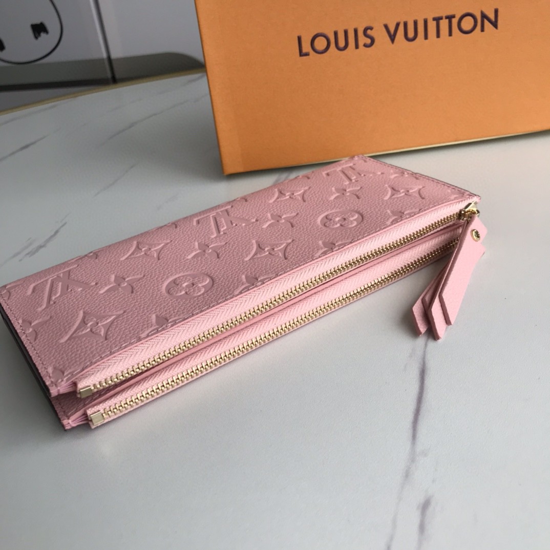 ルイヴィトン ポルトフォイユ アデル 長財布 フューシャ?