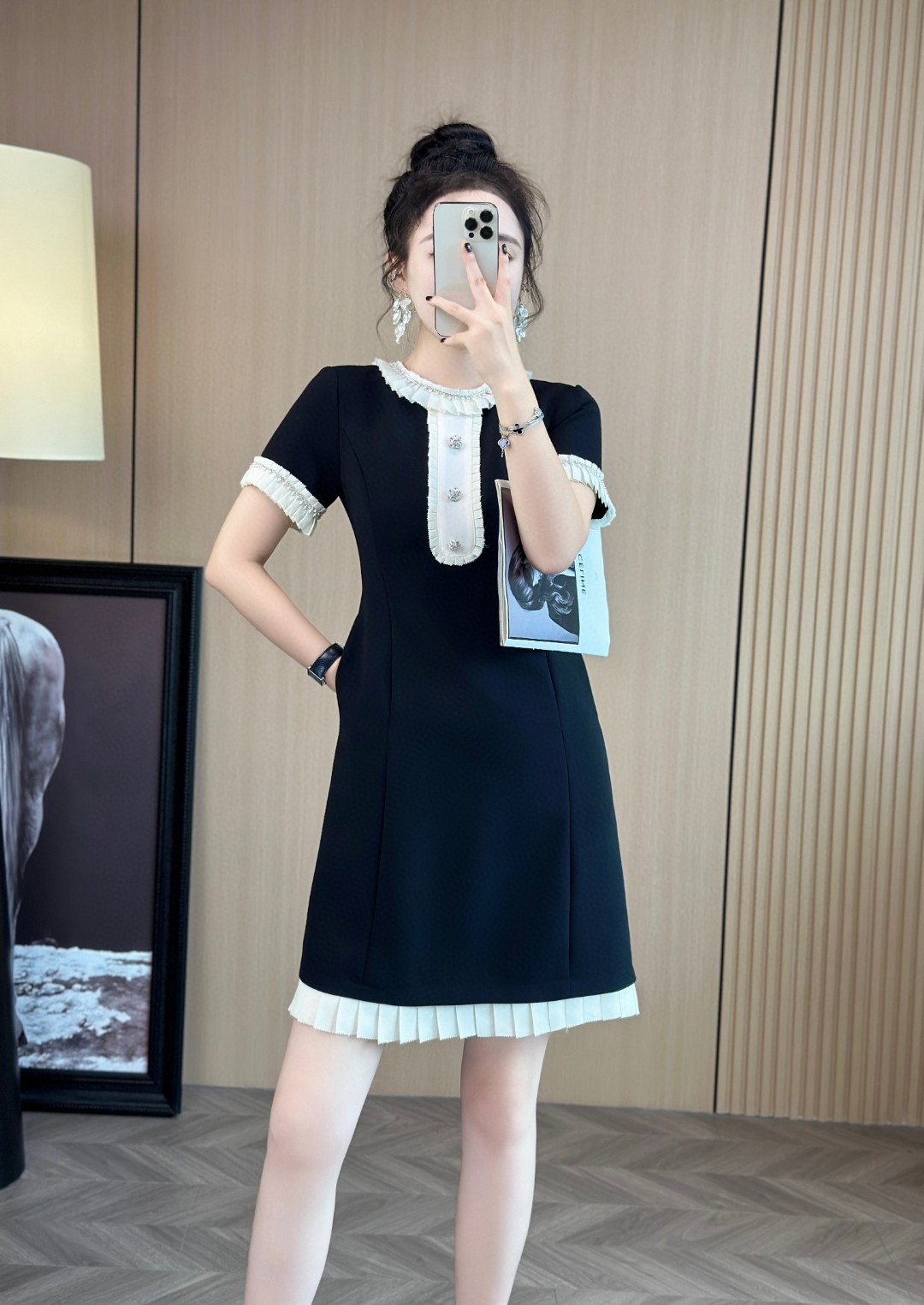 夏新品入荷 女性シャネル 着痩せ安心のスカート ?