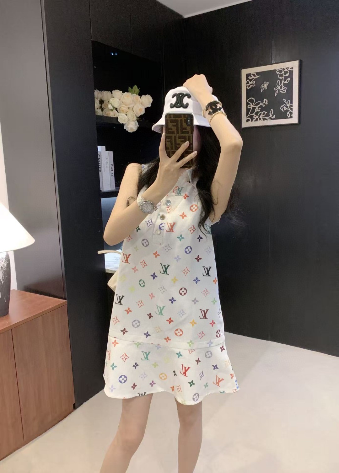夏新品入荷 女性ルイヴィトン 着痩せ安心のスカート ?