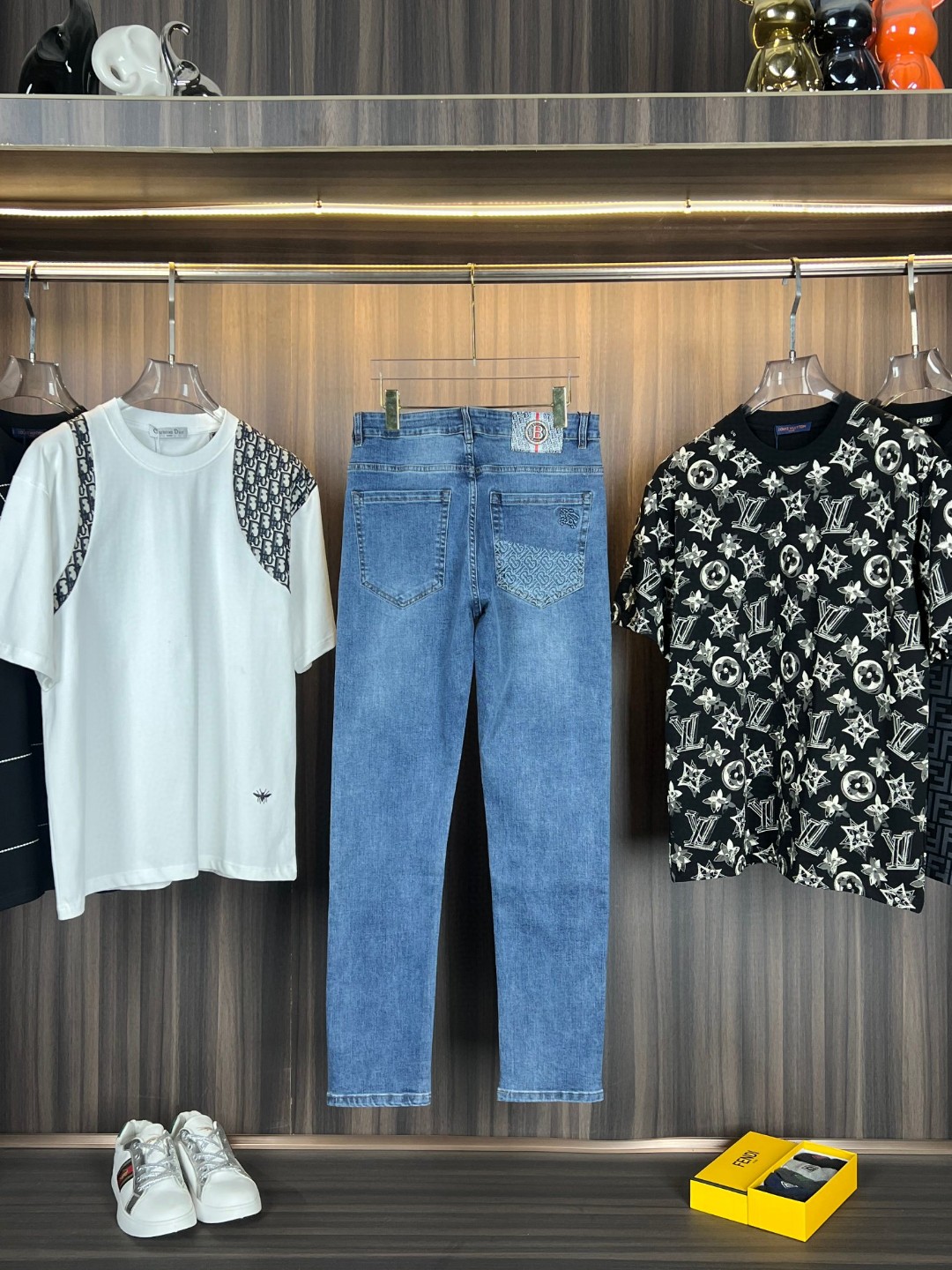 25SS服 バーバリー ズボン ジーンズ メンズ
