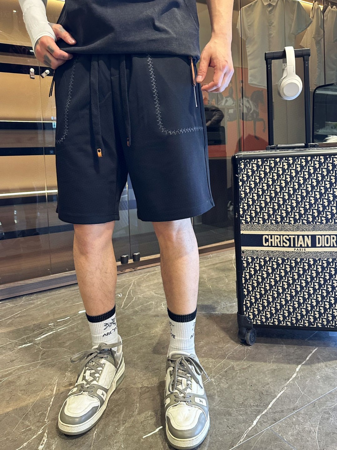 25SS服 ロエベ ズボン ショートパンツ ? メンズ