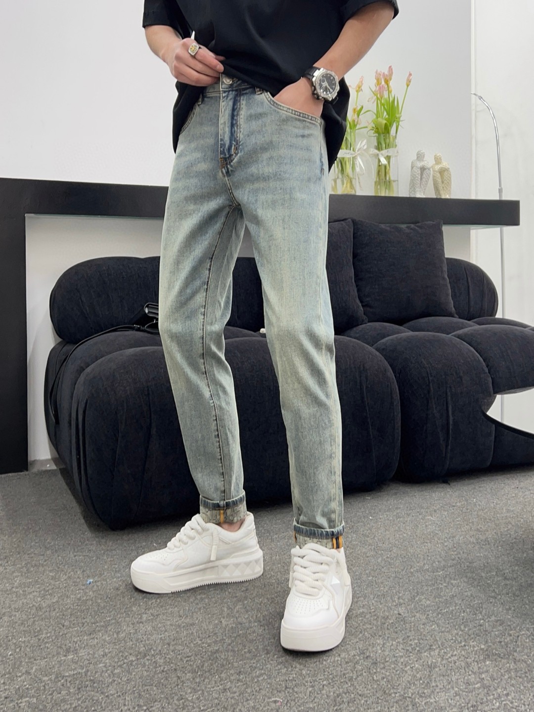 25SS服 クリスチャンディオール ズボン 九分丈パンツ ? メンズ