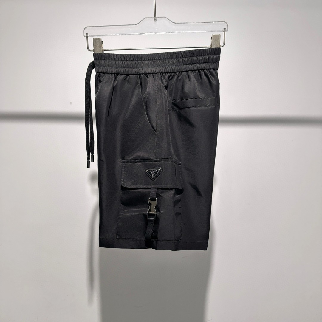 25SS服 プラダ ズボン ショートパンツ  メンズ