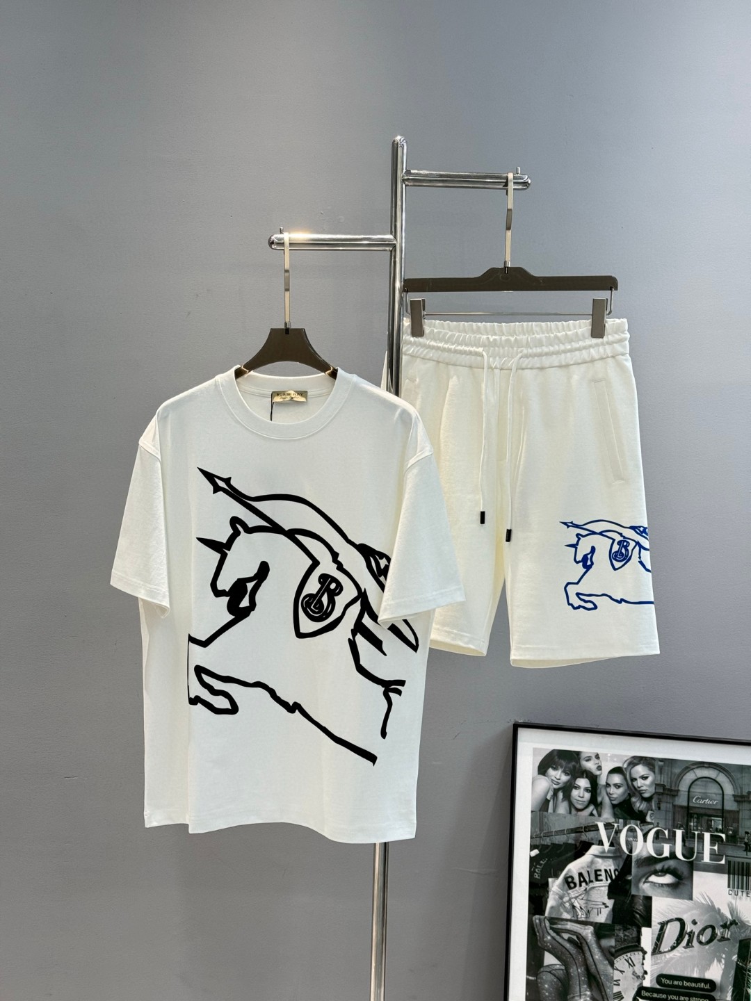 25SS服 バーバリー 上下服 セットアップ 男女兼着