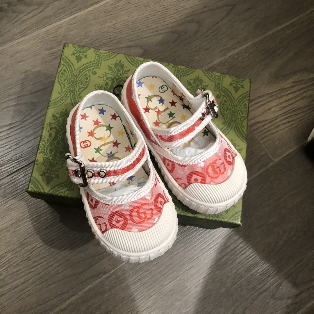 25SS春夏新作 KID’S 靴 グッチ Rhytion シューズ 1～3歳 BB 2503