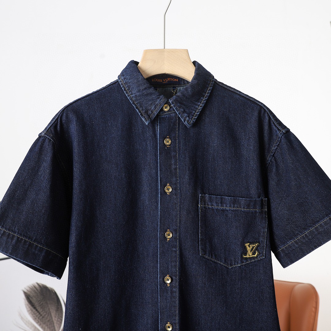 25SS服 ルイヴィトン ワイシャツ トップス 恋人着