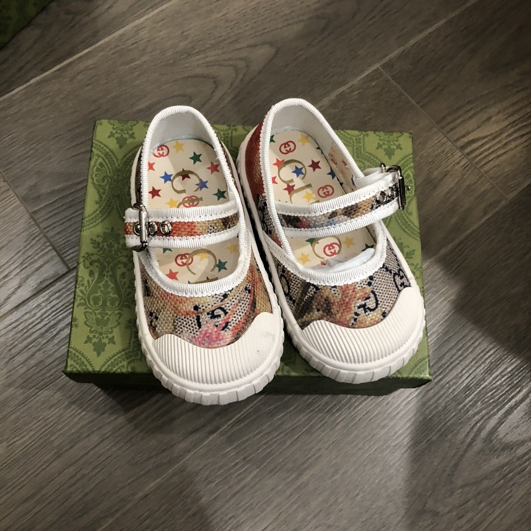 25SS春夏新作 KID’S 靴 グッチ Rhytion シューズ 1～3歳 BB 2503