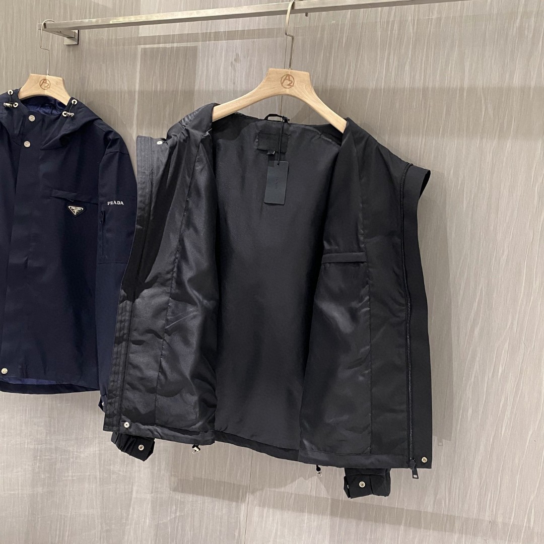 25SS服 プラダ トレンチコート ジャケット  メンズ