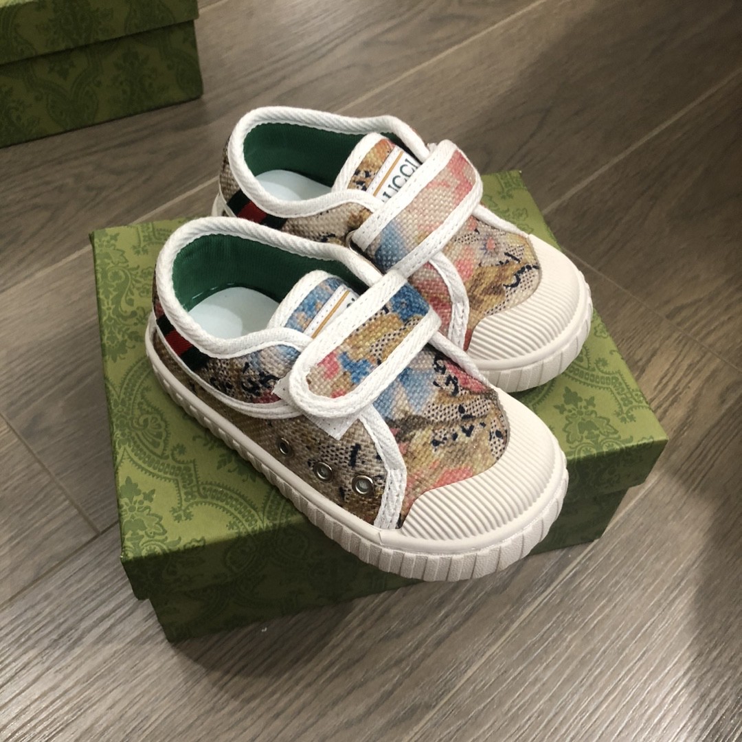 25SS春夏新作 KID’S 靴 グッチ Rhytion シューズ 1~3歳 BB 2503