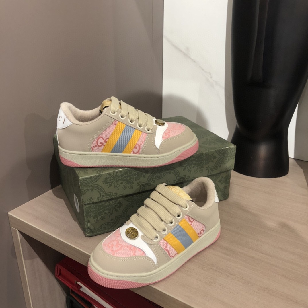25SS春夏新作 KID’S 靴 グッチ Rhytion シューズ 男女兼着2503
