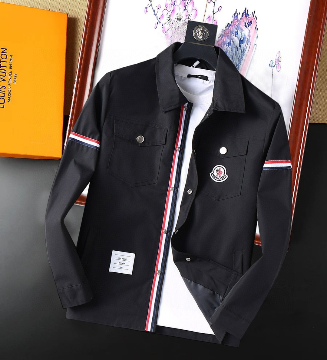 25SS服 モンクレール トレンチコート ジャケット  メンズ