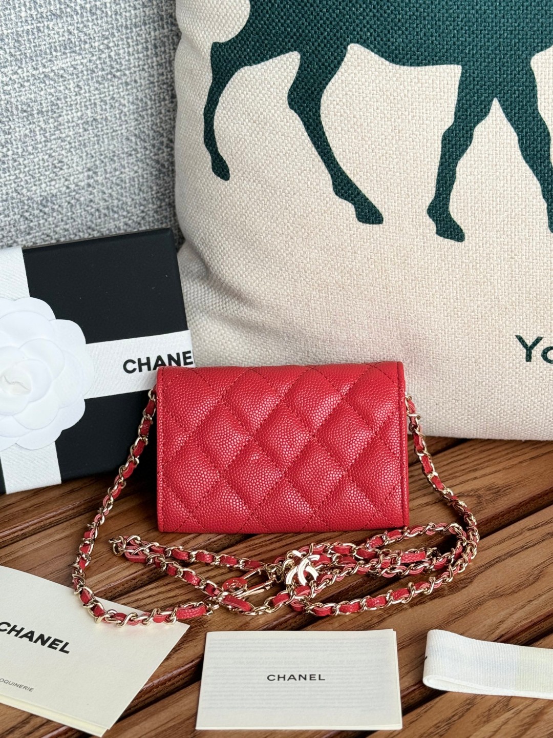 新品 シャネル 財布 斜め挂けバッグ