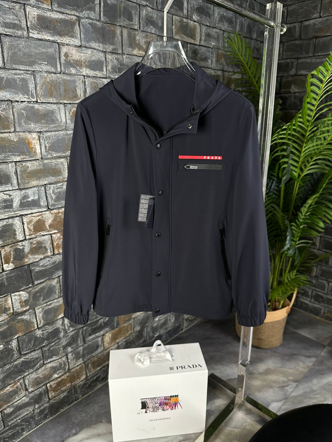25SS服 プラダ トレンチコート ジャケット  メンズ
