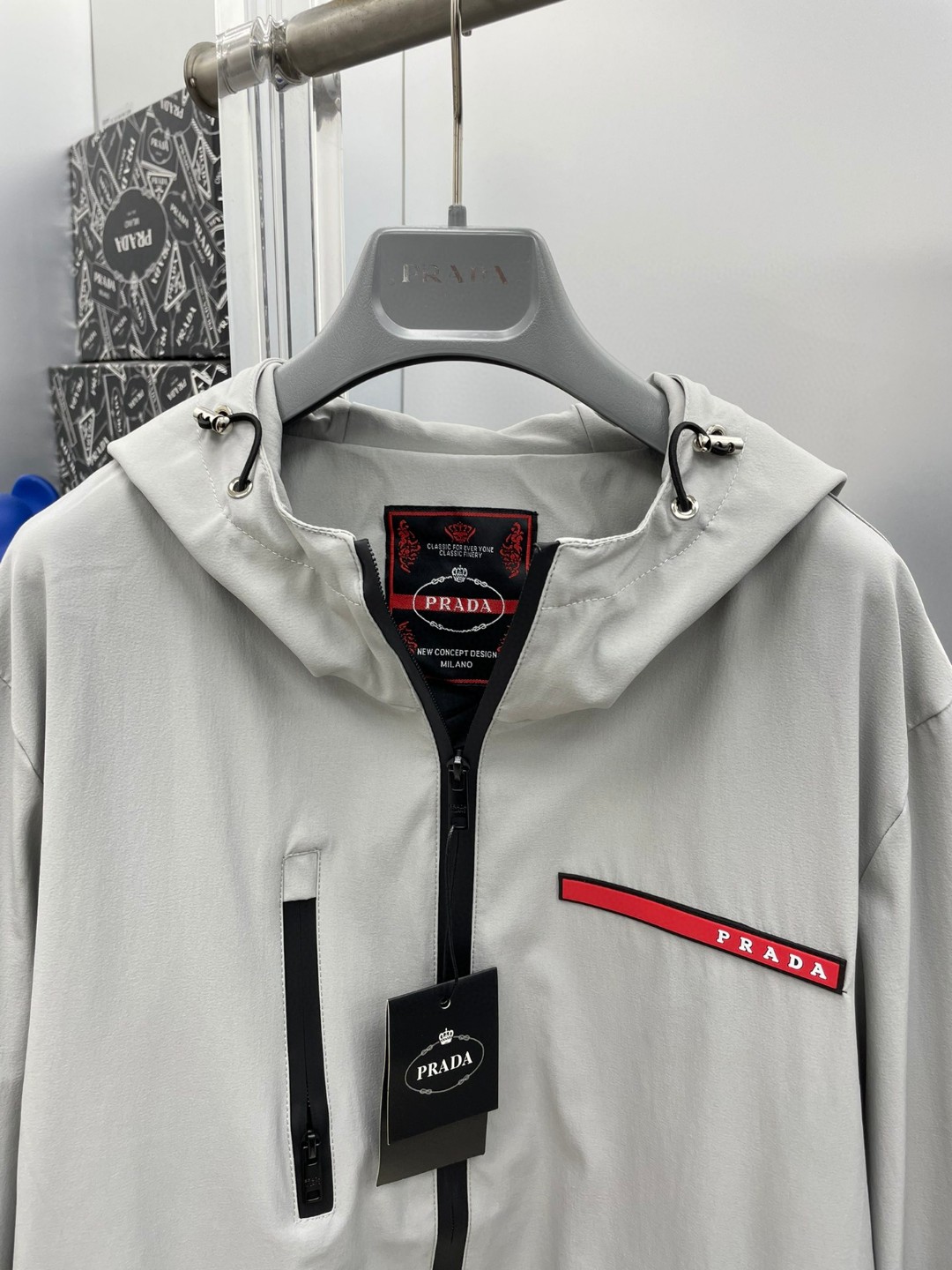 25SS服 プラダ トレンチコート ジャケット  メンズ