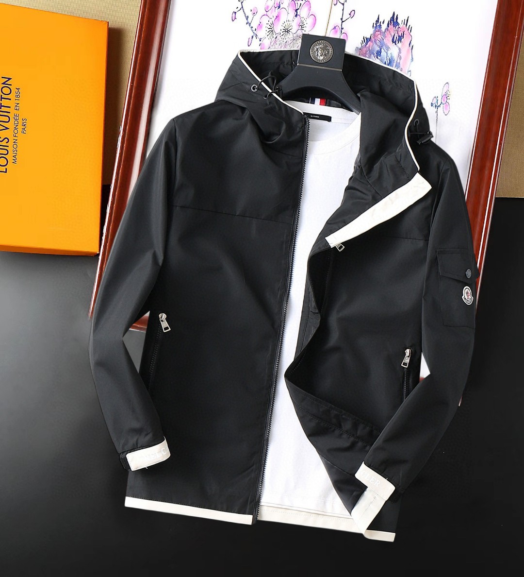 25SS服 モンクレール トレンチコート ジャケット  メンズ