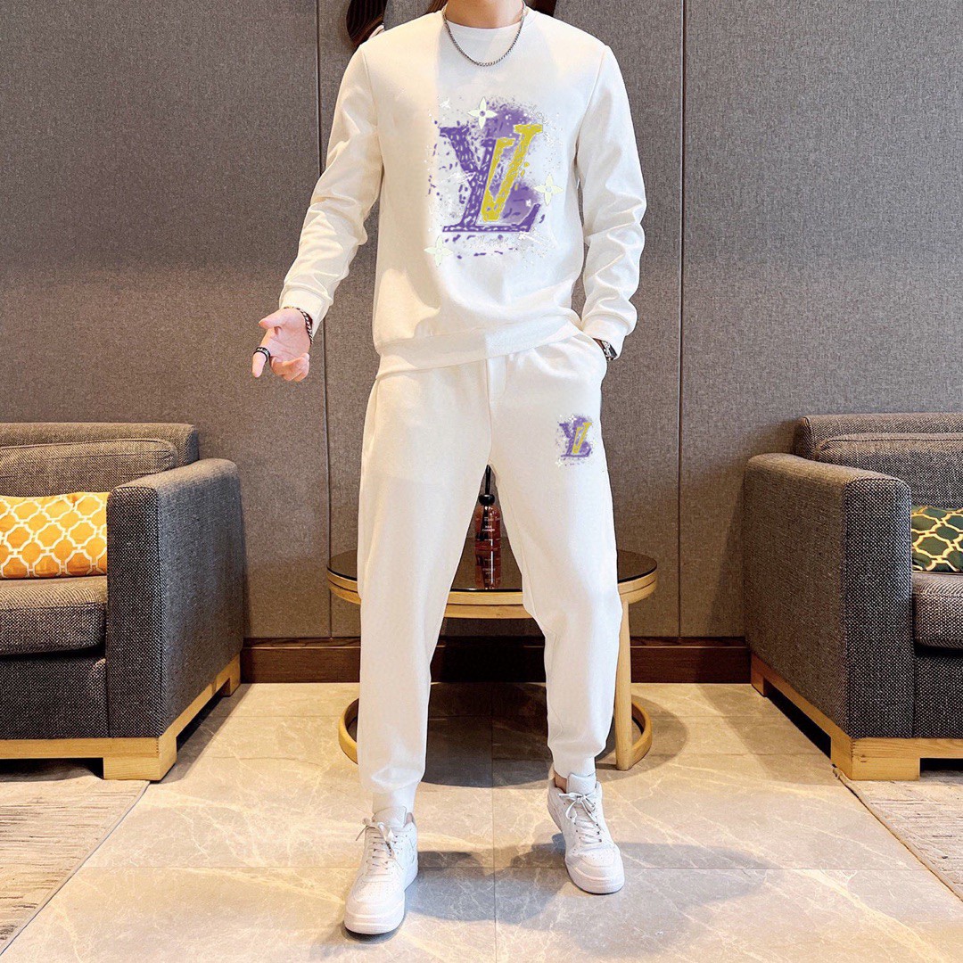 25SS服 ルイヴィトン 上下服 セットアップ メンズ