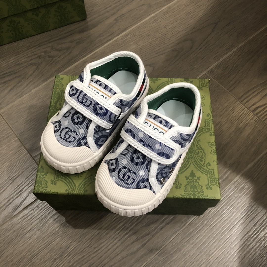 25SS春夏新作 KID’S 靴 グッチ Rhytion シューズ 1～3歳 BB 2503