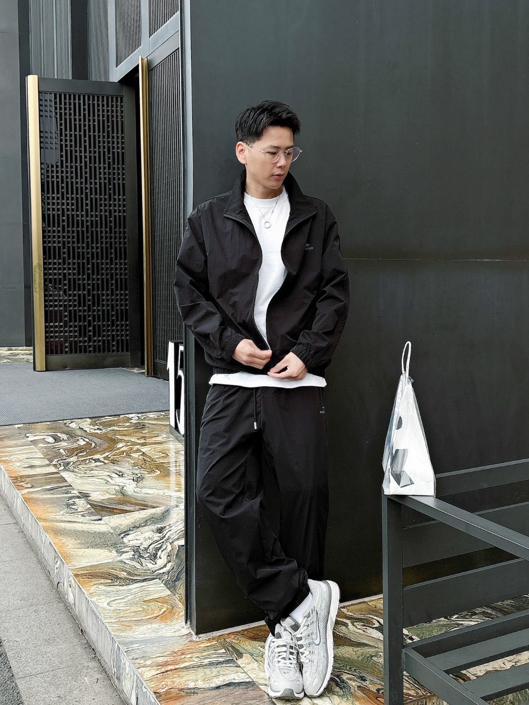 25SS服 バレンシアガ トレンチコート+ズボン 上下セット