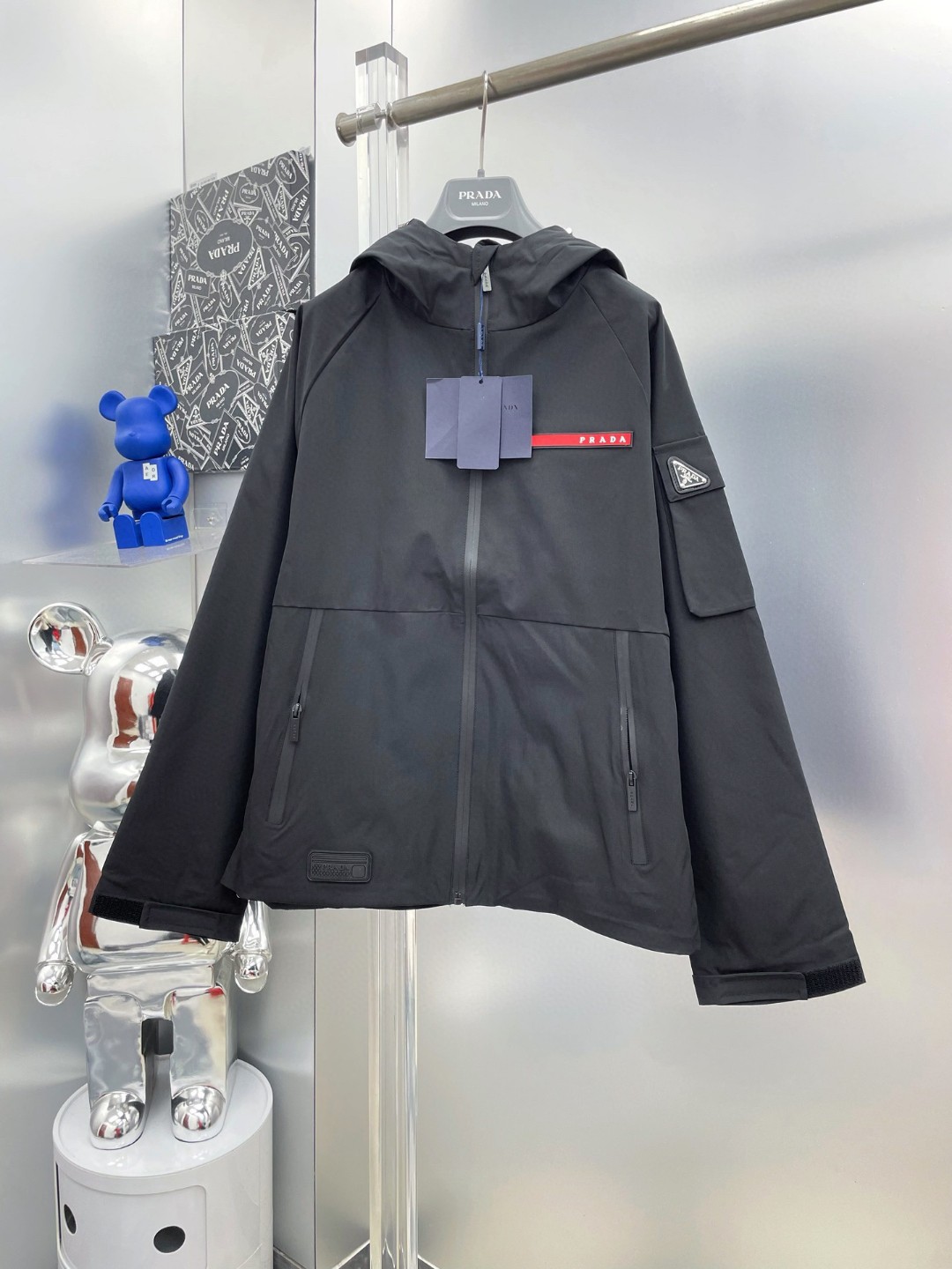 25SS服 プラダ トレンチコート ジャケット  メンズ