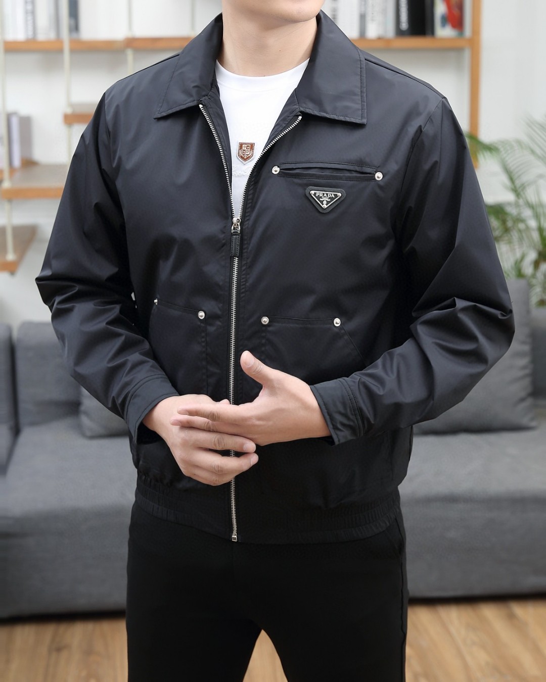 25SS服 プラダ トレンチコート ジャケット メンズ