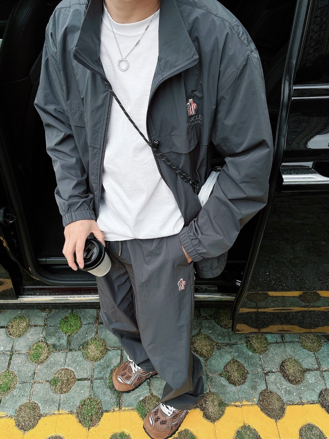 25SS服 モンクレール トレンチコート+ズボン 上下セット?
