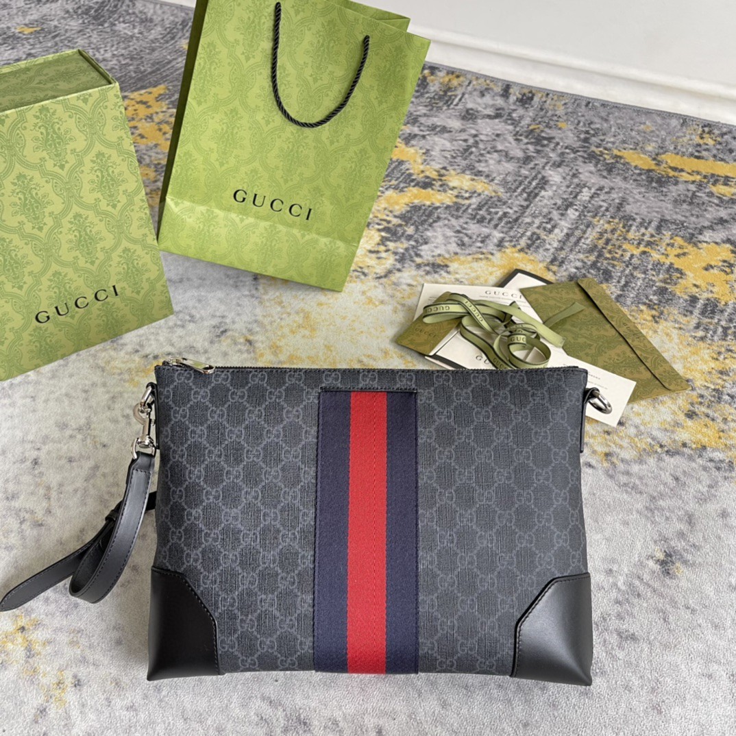 新品 グッチ 超美品財布 セカンドバッグ