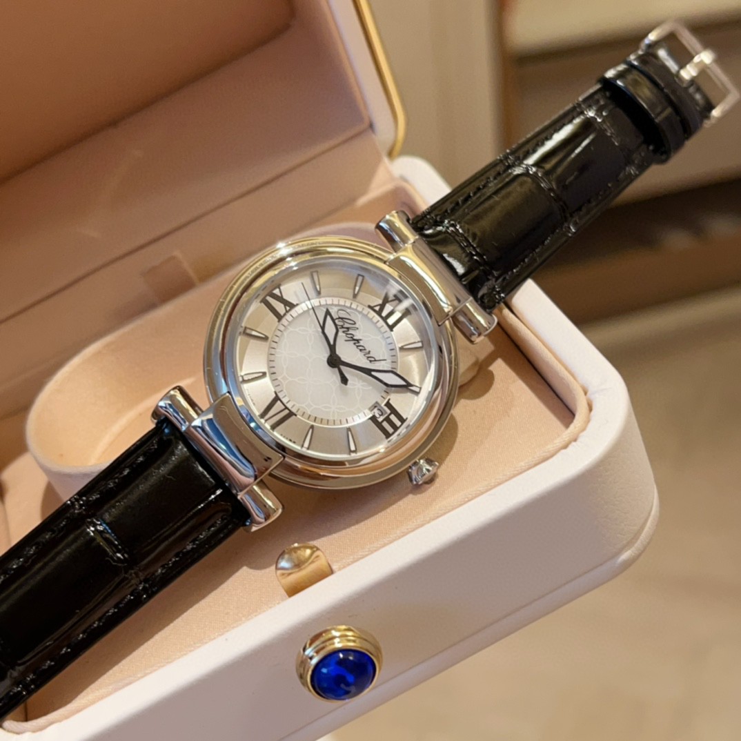 腕時計 ショパール Happy Sport クォーツ CHOPARD IMPERIALE? 女性 2502
