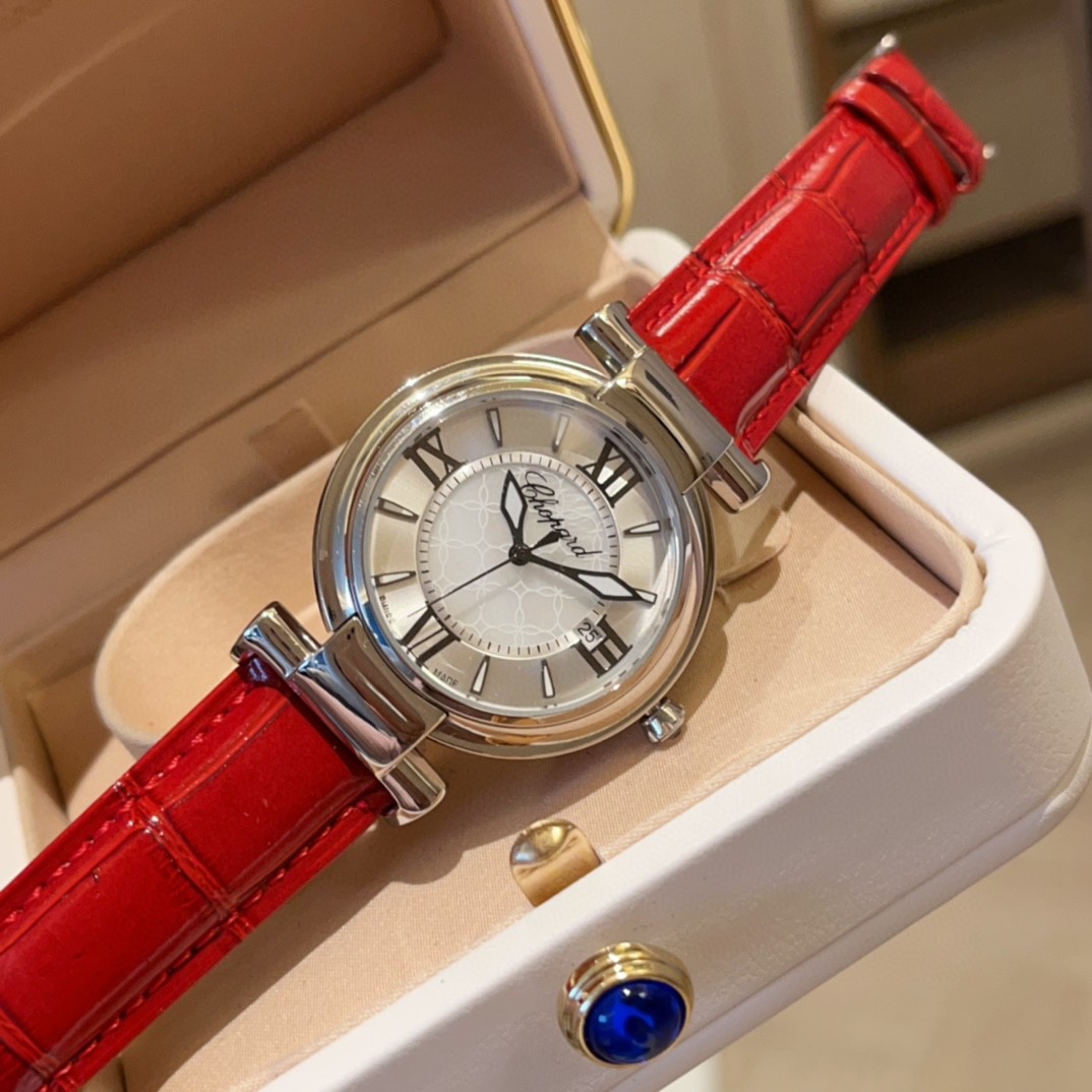 腕時計 ショパール Happy Sport クォーツ CHOPARD IMPERIALE? 女性 2502