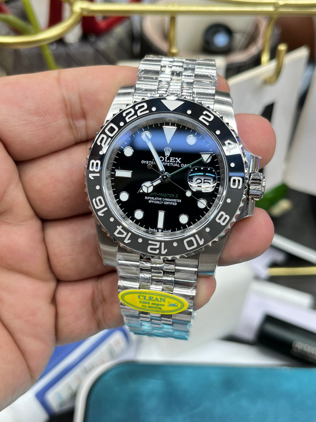 腕時計ロレックス? SUPRE品 GMTマスター 3285 ムーブメント搭載 2502