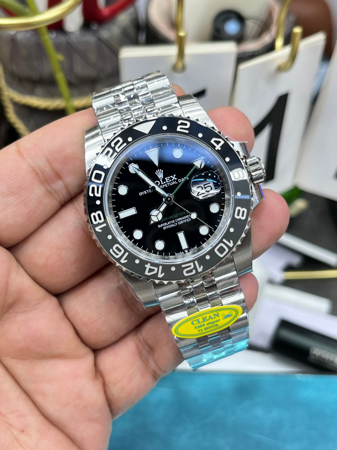 腕時計ロレックス? SUPRE品 GMTマスター 3285 ムーブメント搭載 2502