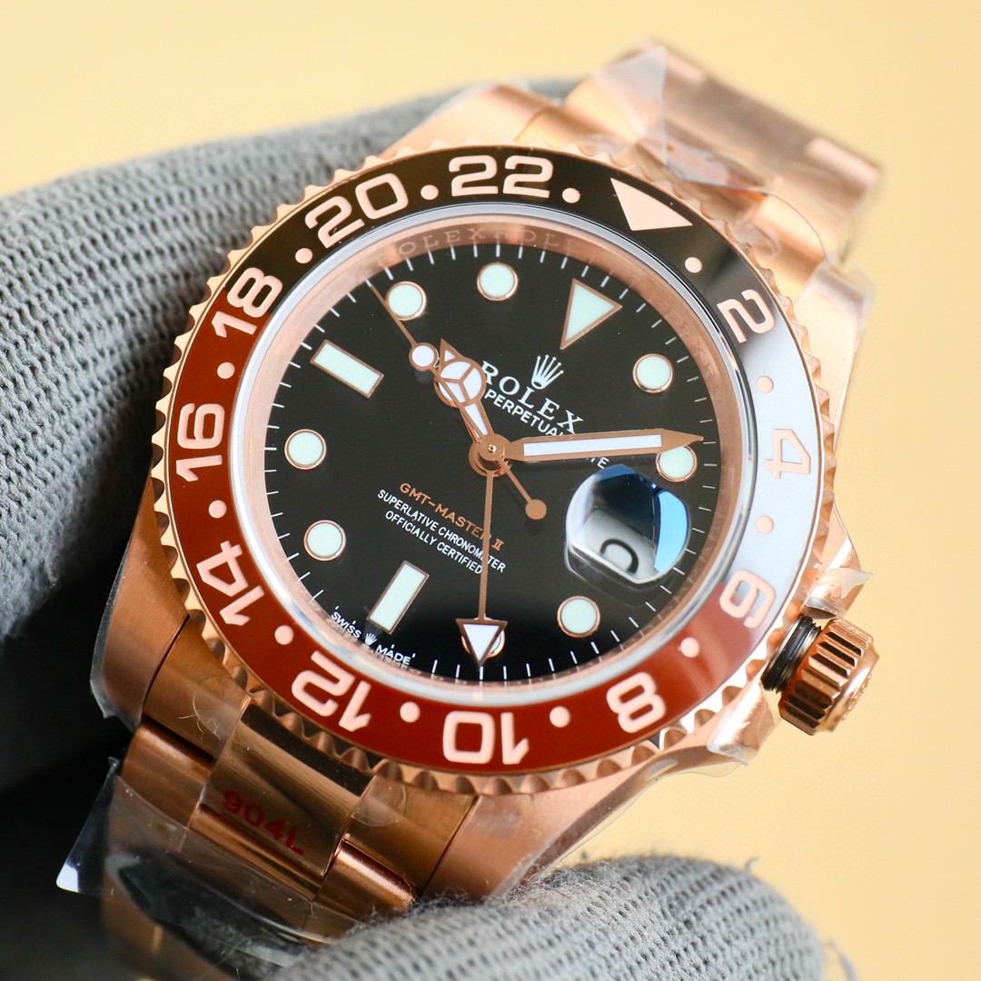 腕時計ロレックス SUPRE品 GMTマスター 3285 ムーブメント搭載 2502