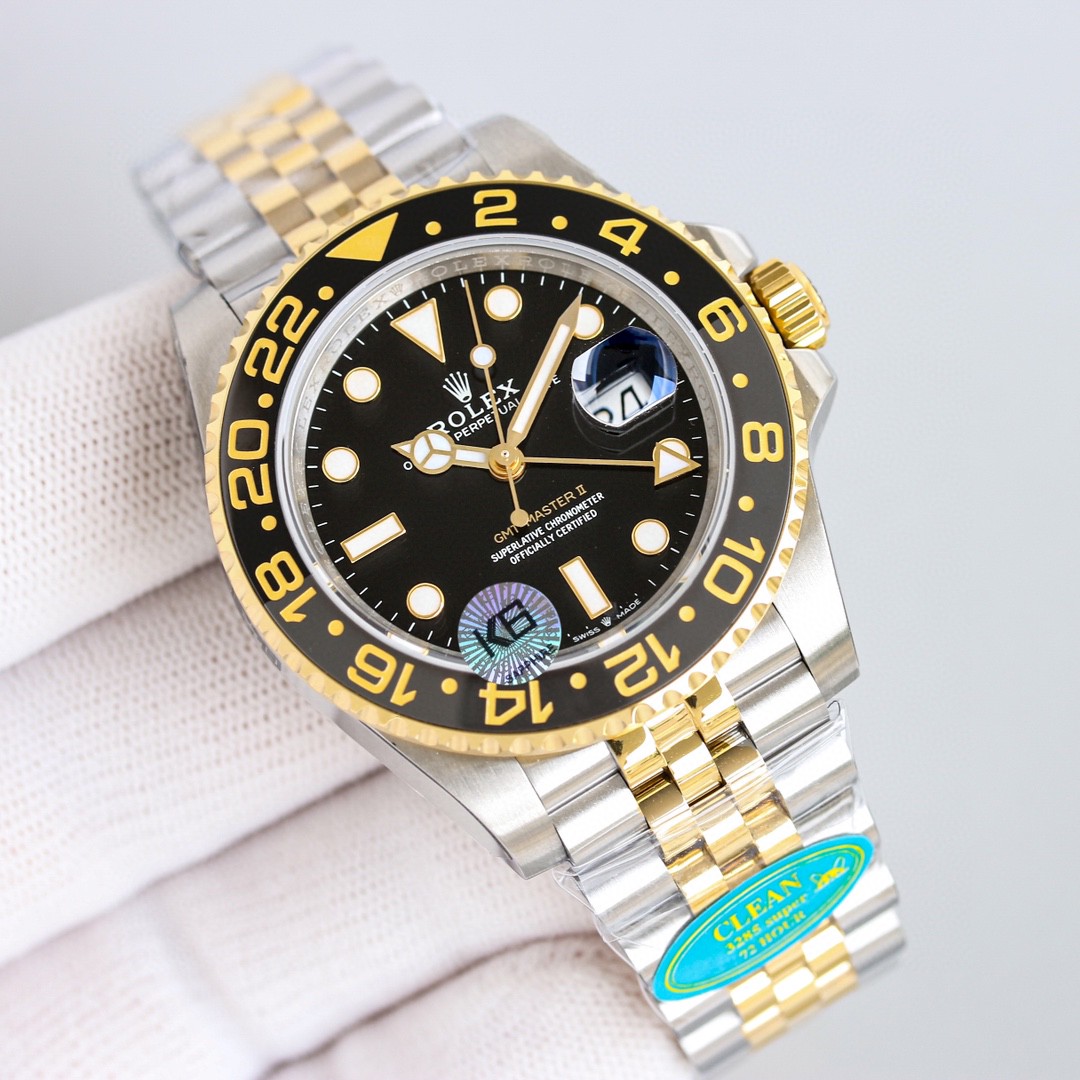 腕時計ロレックス SUPRE品 GMTマスター 3285 ムーブメント搭載 2502