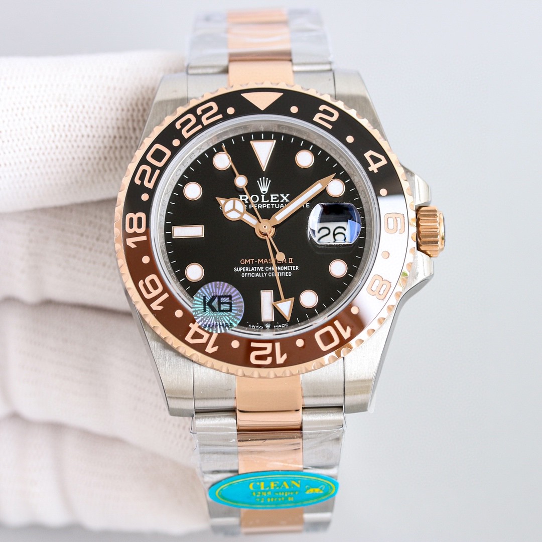 腕時計ロレックス SUPRE品 GMTマスター 3285 ムーブメント搭載 2502