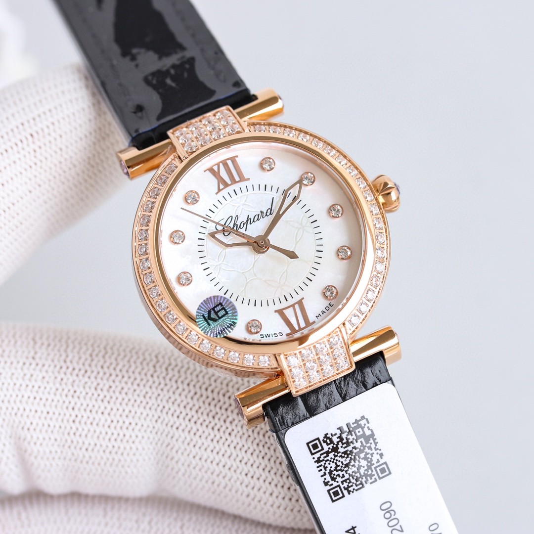 腕時計 ショパール Happy Sport クォーツ CHOPARD IMPERIALE? 女性 2502