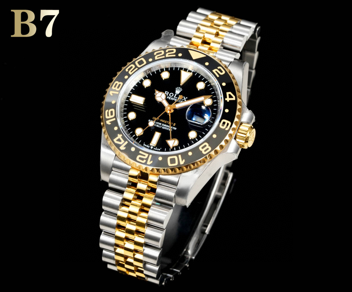 腕時計ロレックス SUPRE品 GMTマスター Cal.3285 ムーブメント搭載 2502