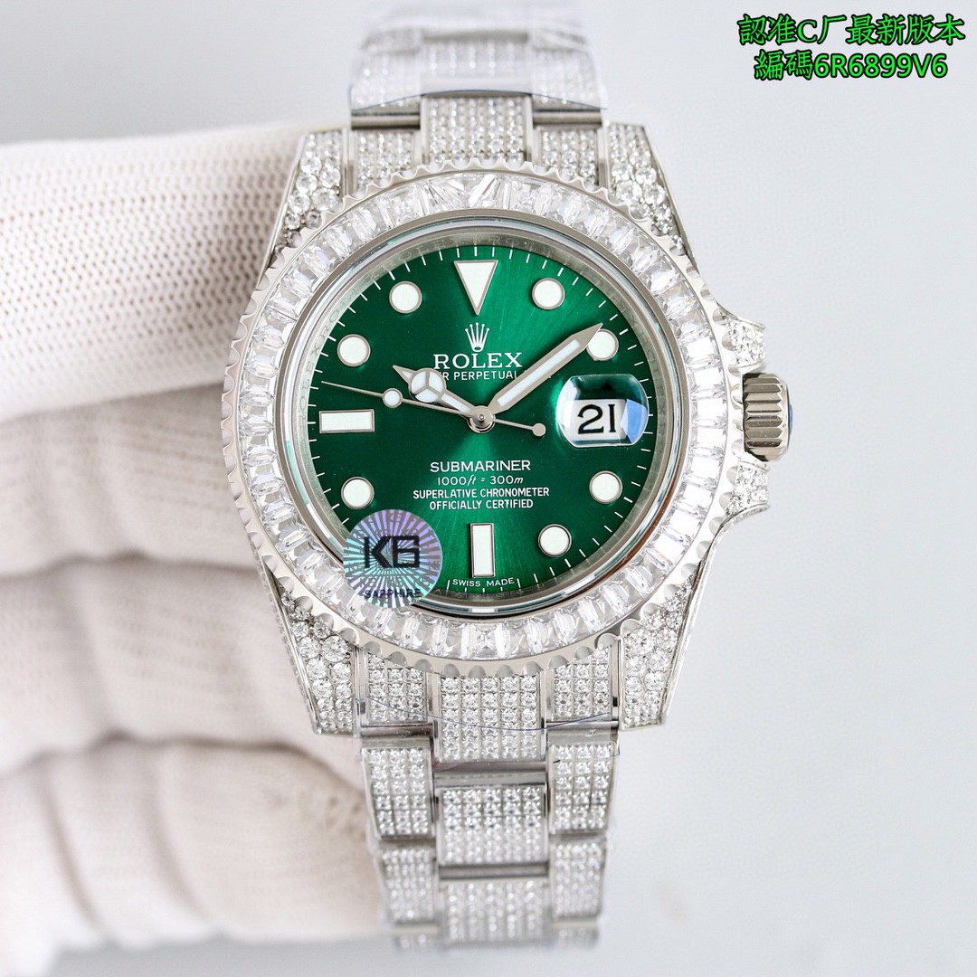 腕時計 ロレックス サブマリーナ C厂 SUBMARINER eta2824 ムーブメント搭載