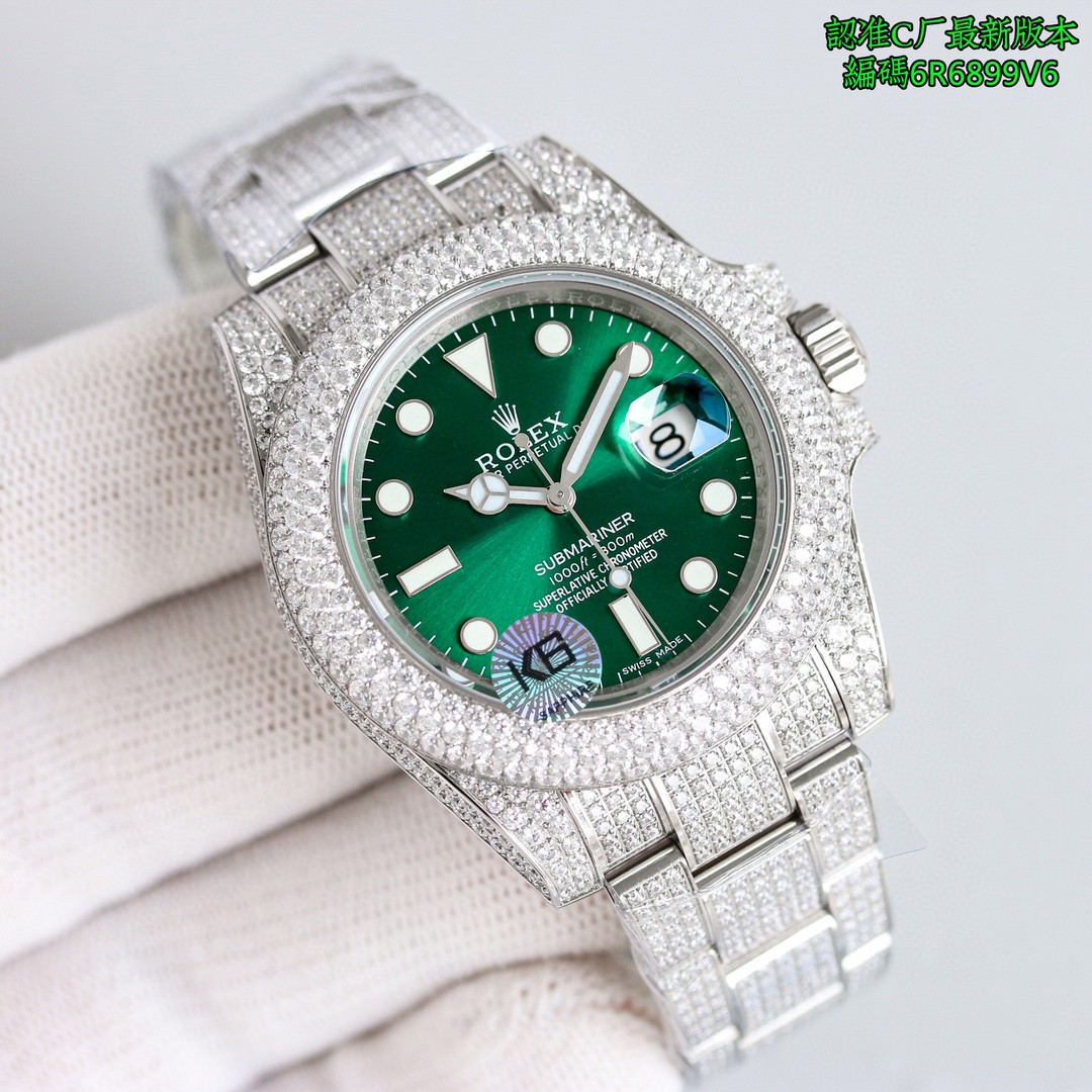腕時計 ロレックス サブマリーナ C厂 SUBMARINER eta2824 ムーブメント搭載